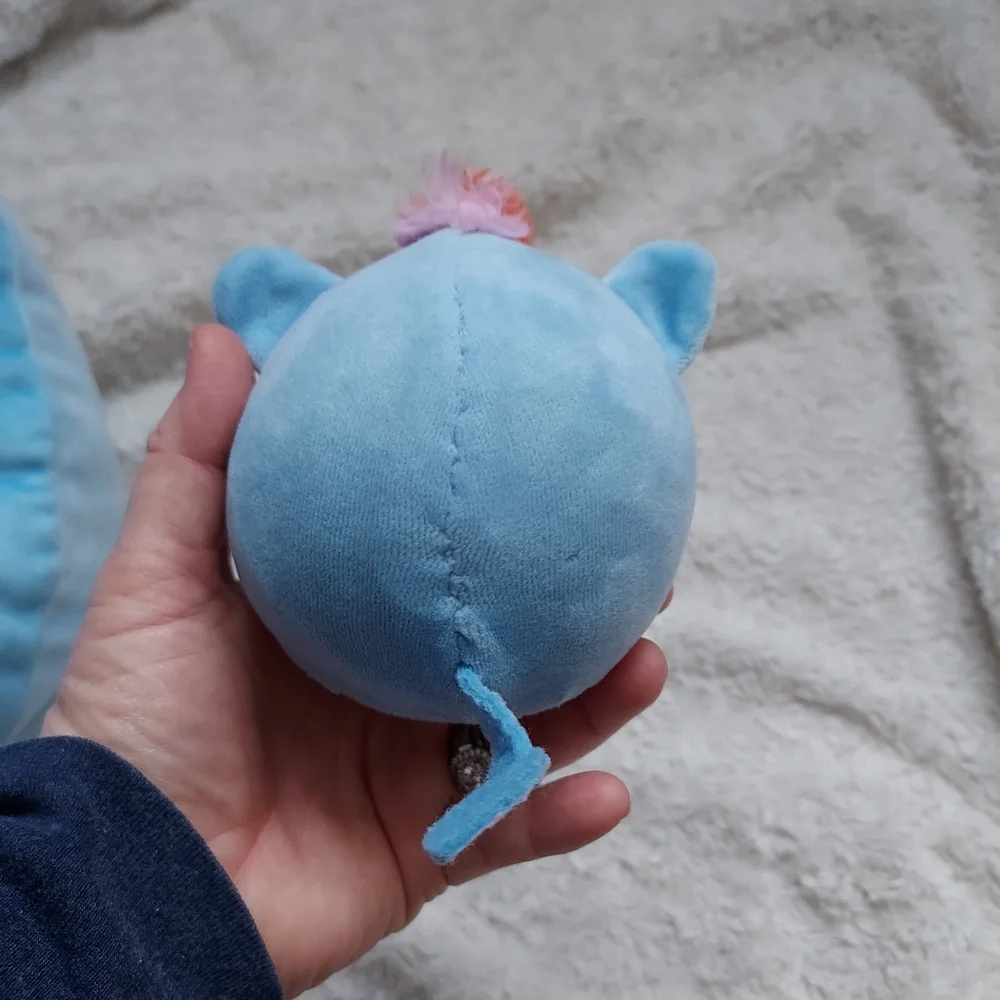 Mushmillows 14" Squishy Blue Cat & Mini squish Unicorn Sensory plush Whimsy - Picture 6 of 9